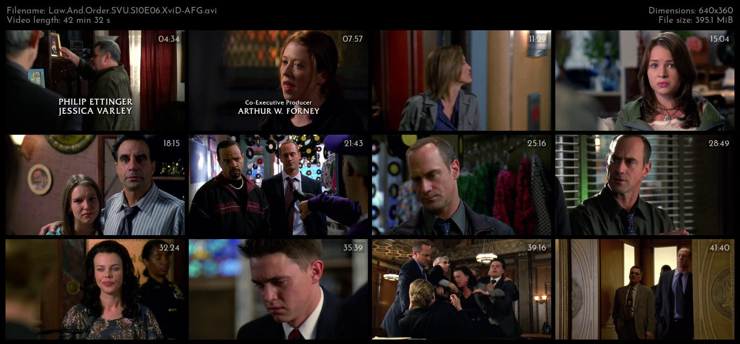 Law And Order SVU S10E06 XviD AFG TGx