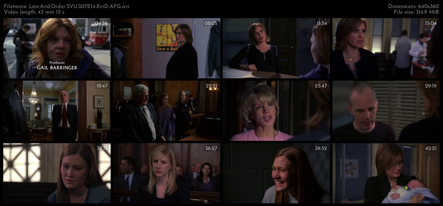 Law And Order SVU S07E14 XviD AFG TGx