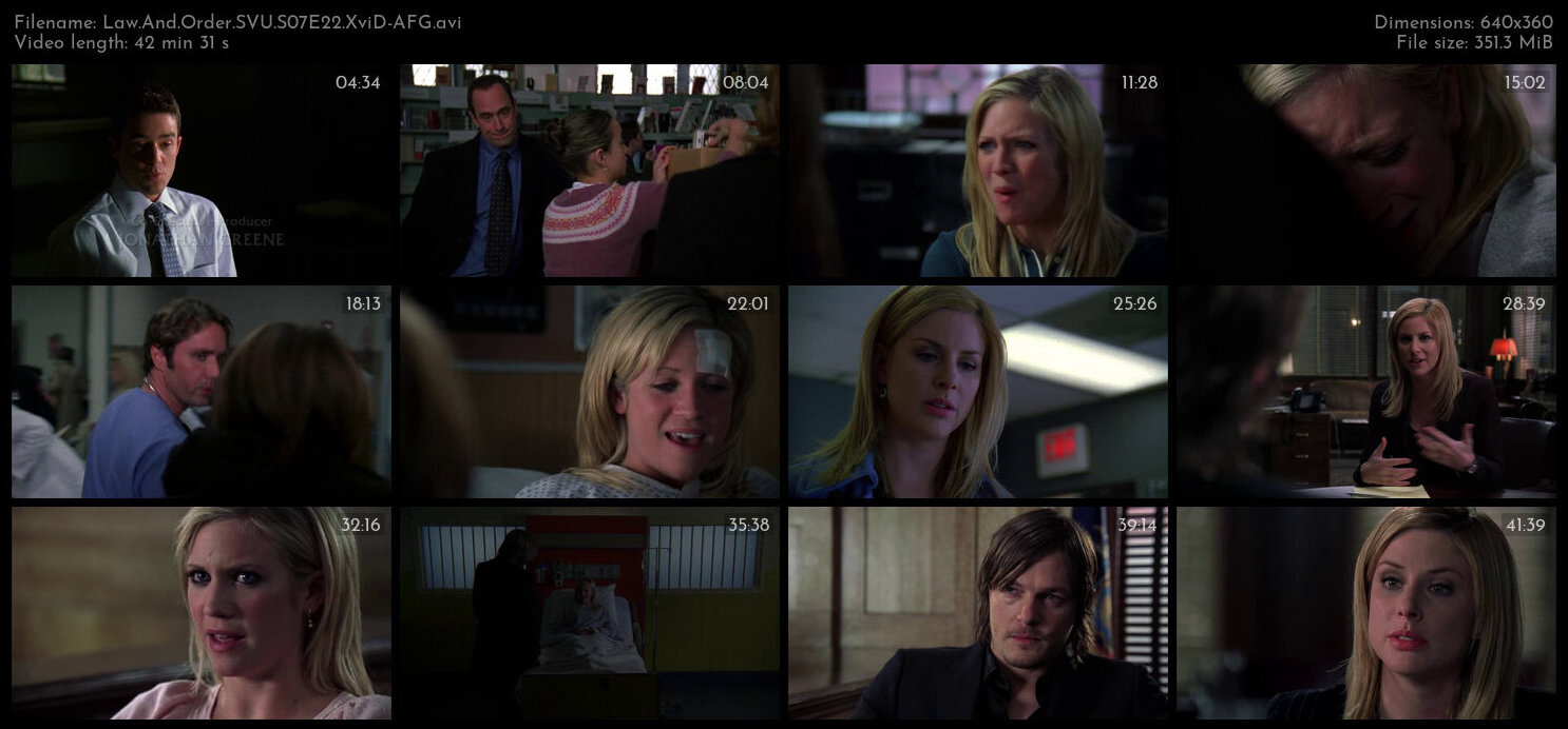 Law And Order SVU S07E22 XviD AFG TGx