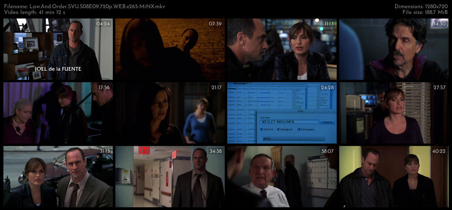 Law And Order SVU S08E09 720p WEB x265 MiNX TGx