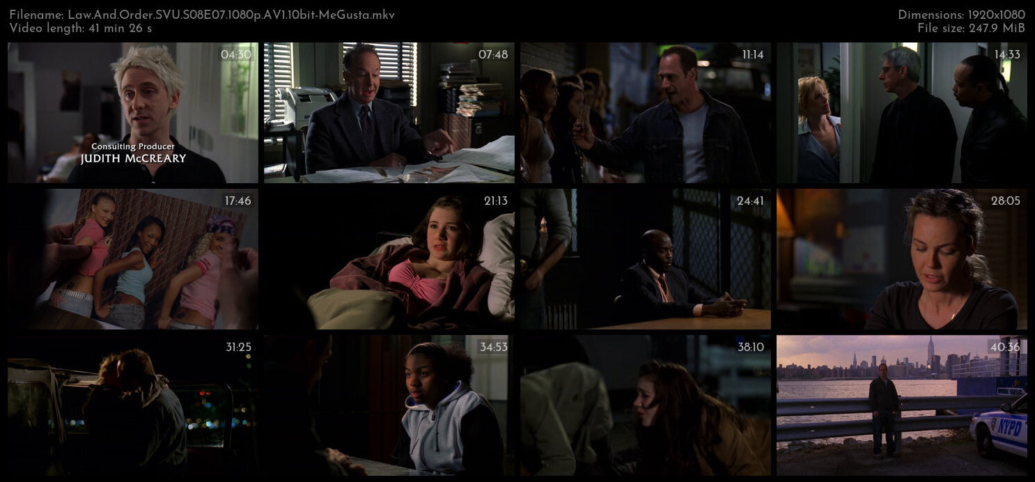 Law And Order SVU S08E07 1080p AV1 10bit MeGusta TGx