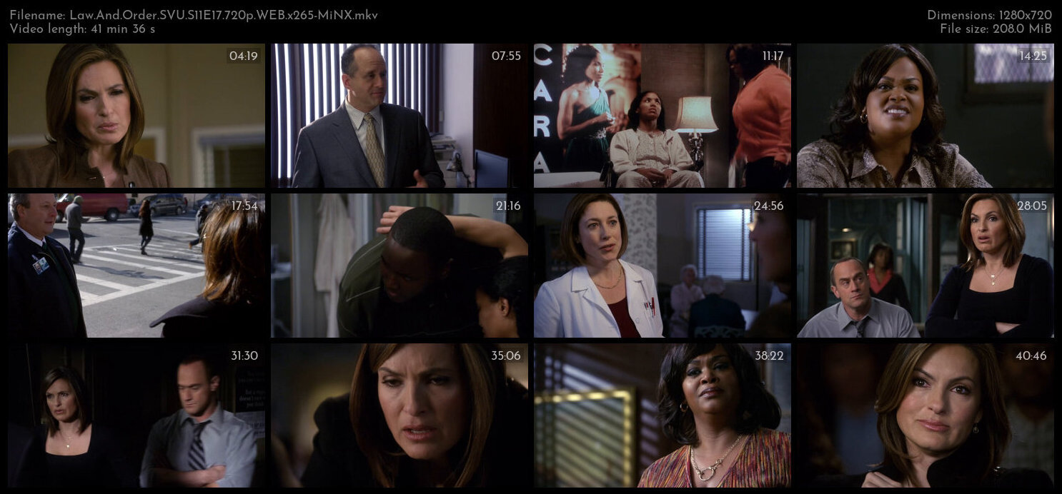 Law And Order SVU S11E17 720p WEB x265 MiNX TGx