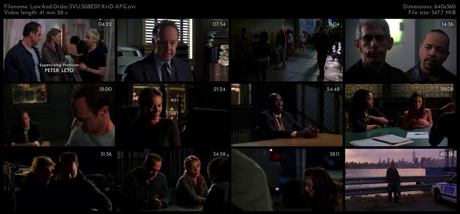 Law And Order SVU S08E07 XviD AFG TGx