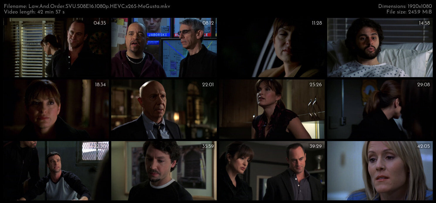 Law And Order SVU S08E16 1080p HEVC x265 MeGusta TGx