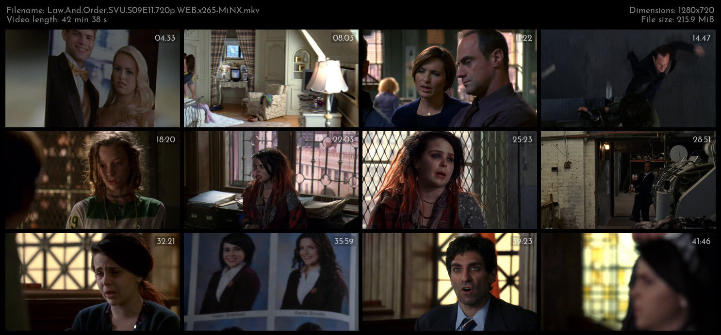 Law And Order SVU S09E11 720p WEB x265 MiNX TGx