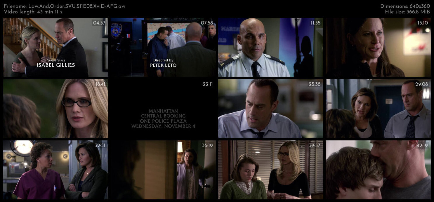 Law And Order SVU S11E08 XviD AFG TGx