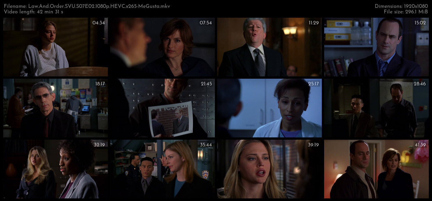 Law And Order SVU S07E02 1080p HEVC x265 MeGusta TGx