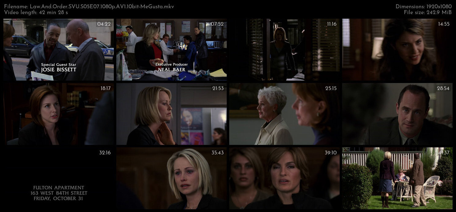 Law And Order SVU S05E07 1080p AV1 10bit MeGusta TGx