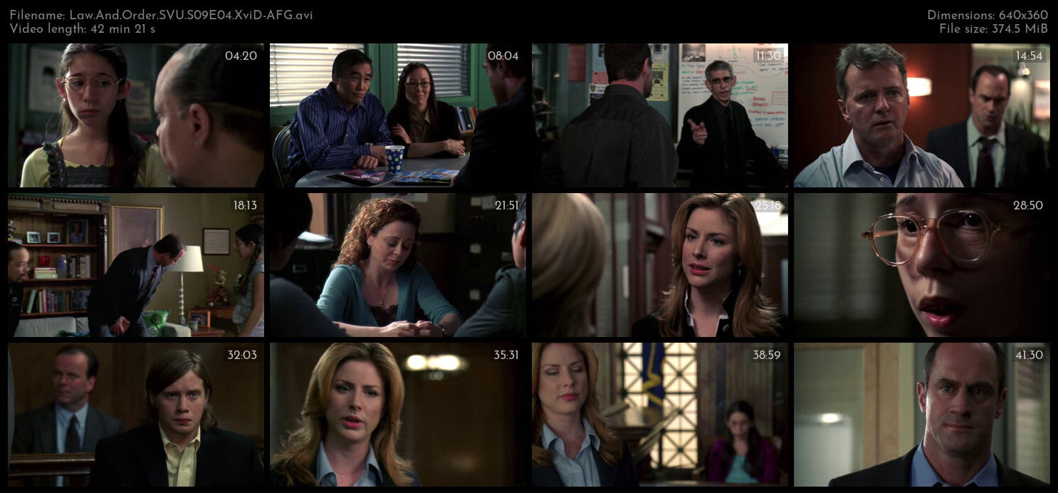 Law And Order SVU S09E04 XviD AFG TGx