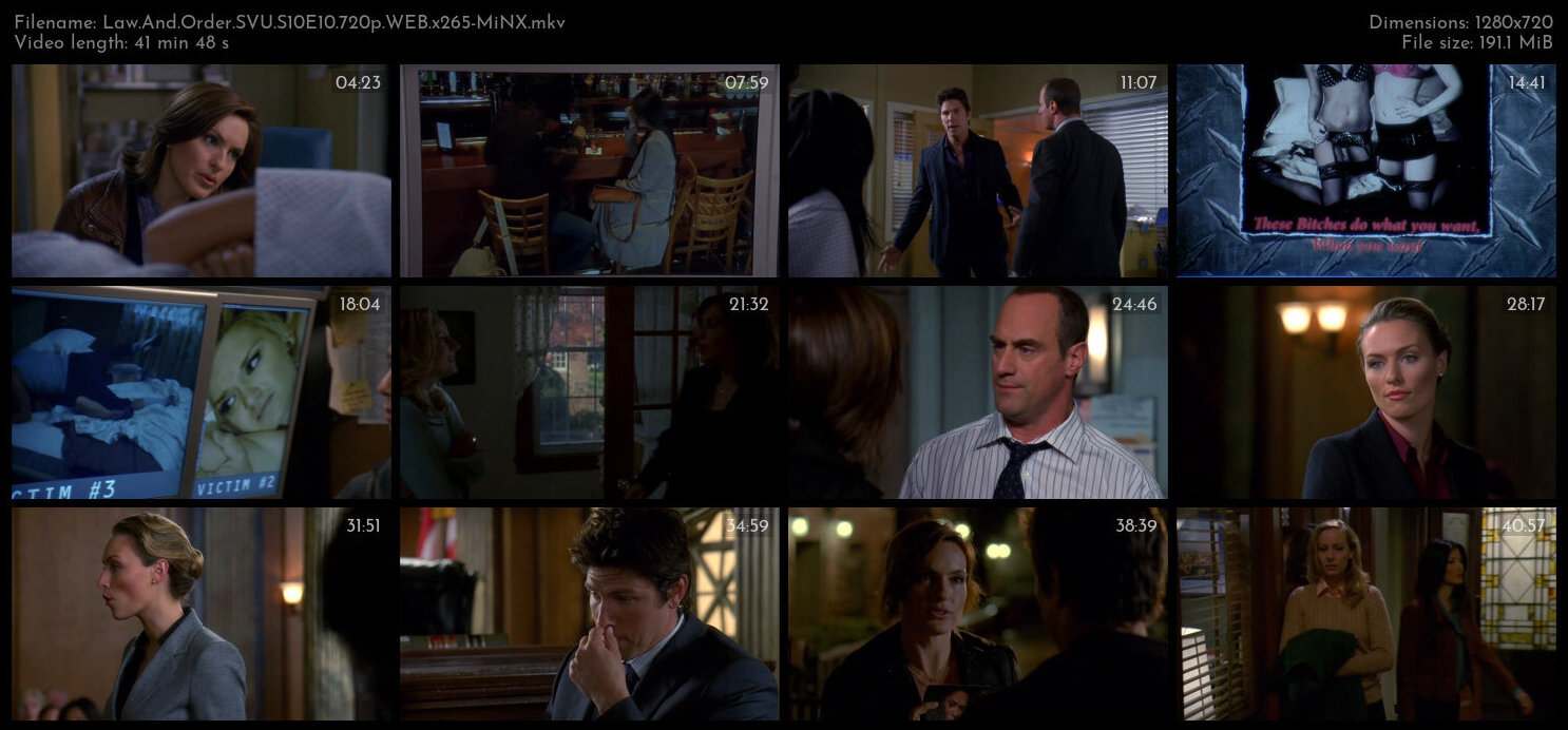 Law And Order SVU S10E10 720p WEB x265 MiNX TGx