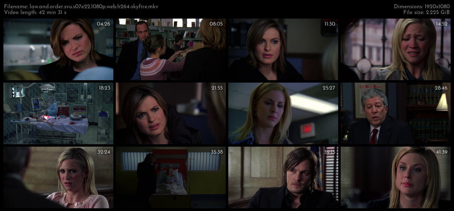 Law And Order SVU S07E22 1080p WEB H264 SKYFiRE TGx