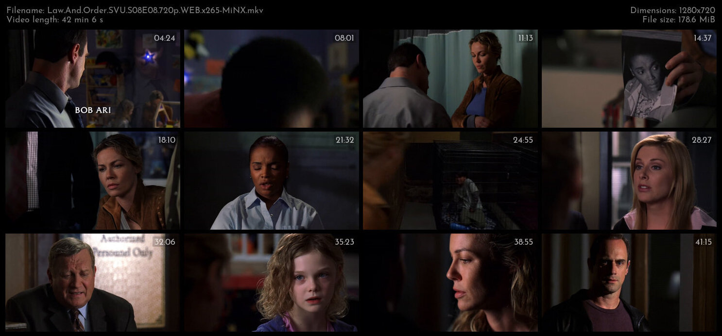 Law And Order SVU S08E08 720p WEB x265 MiNX TGx