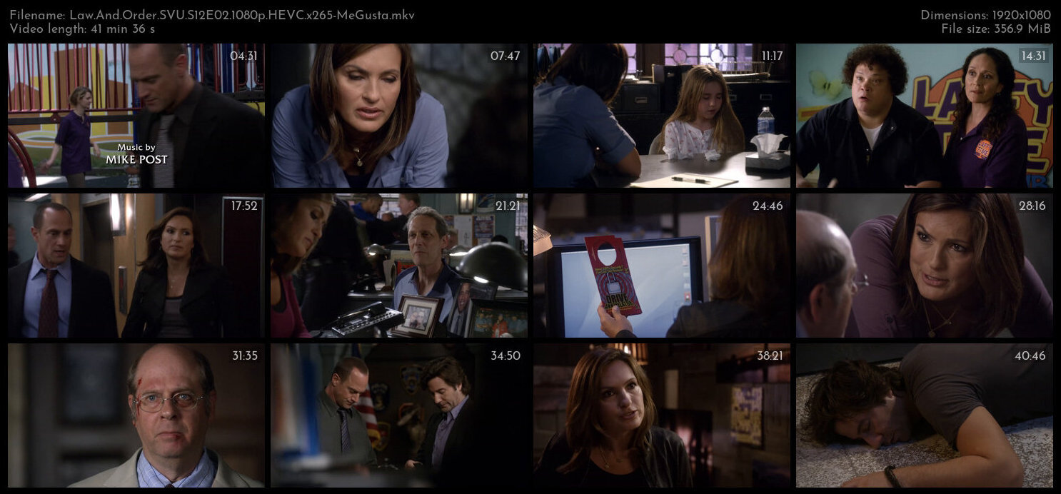 Law And Order SVU S12E02 1080p HEVC x265 MeGusta TGx