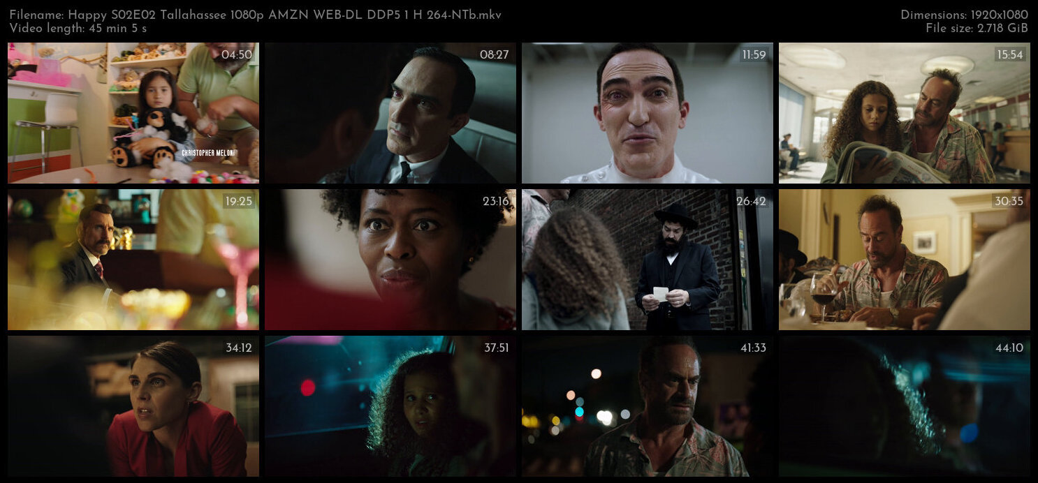 Happy S02E02 Tallahassee 1080p AMZN WEB DL DDP5 1 H 264 NTb TGx