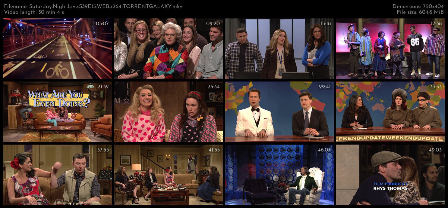 Saturday Night Live S39E15 WEB x264 TORRENTGALAXY