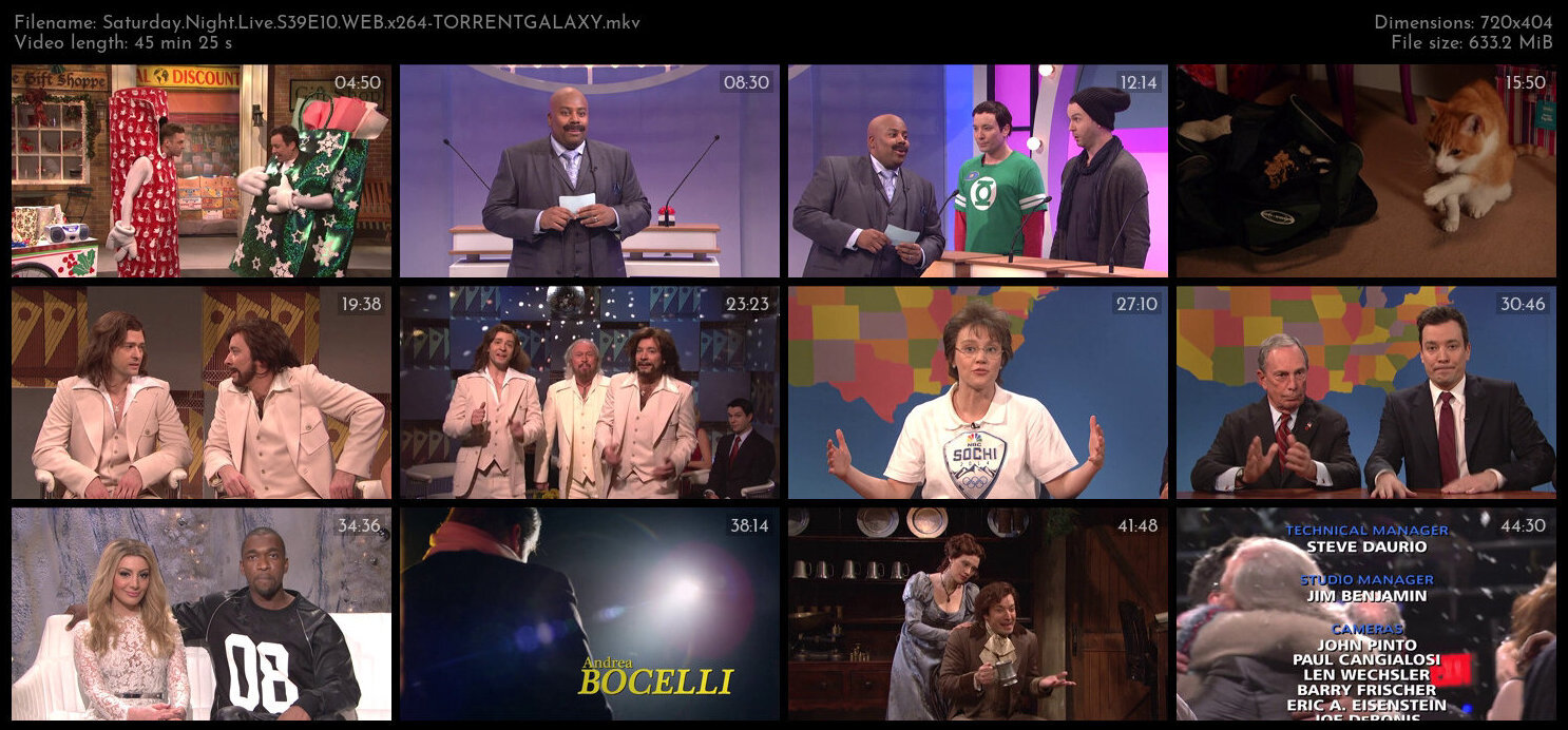 Saturday Night Live S39E10 WEB x264 TORRENTGALAXY