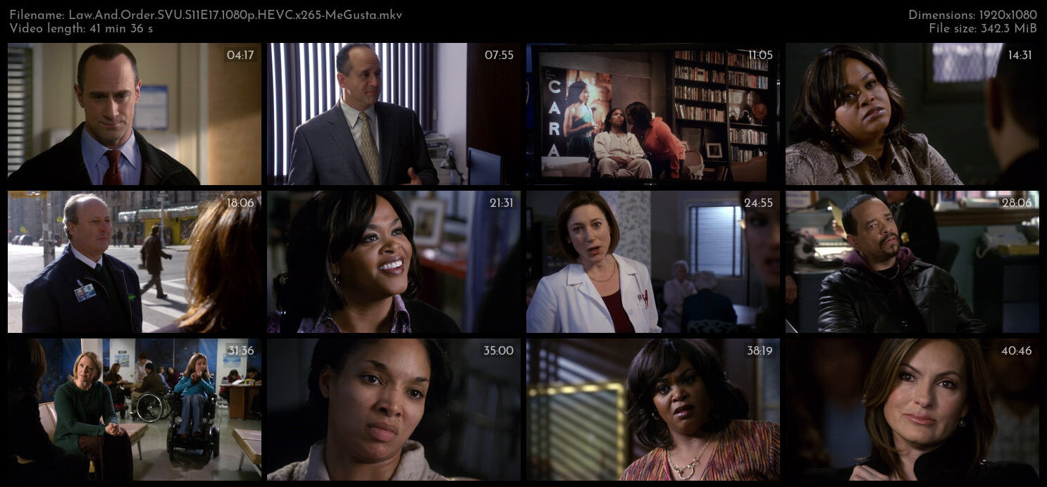 Law And Order SVU S11E17 1080p HEVC x265 MeGusta TGx