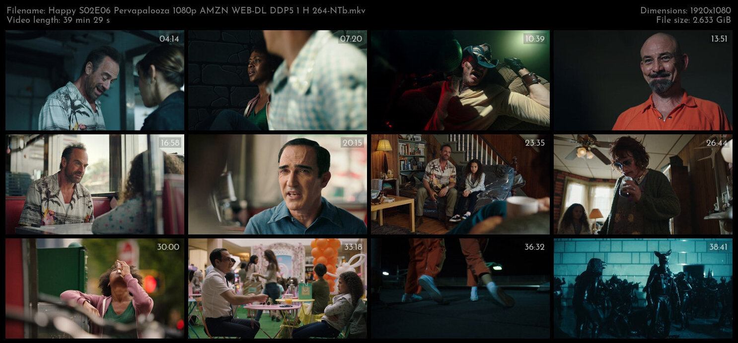 Happy S02E06 Pervapalooza 1080p AMZN WEB DL DDP5 1 H 264 NTb TGx