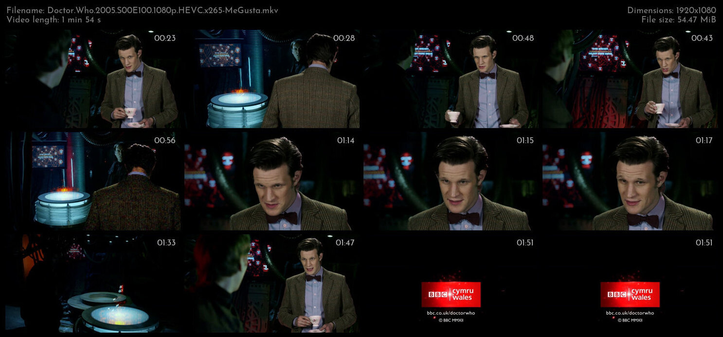 Doctor Who 2005 S00E100 1080p HEVC x265 MeGusta TGx