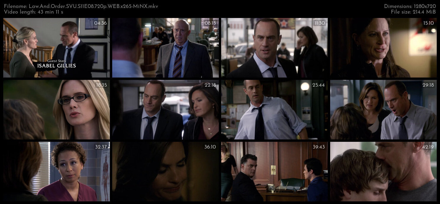 Law And Order SVU S11E08 720p WEB x265 MiNX TGx