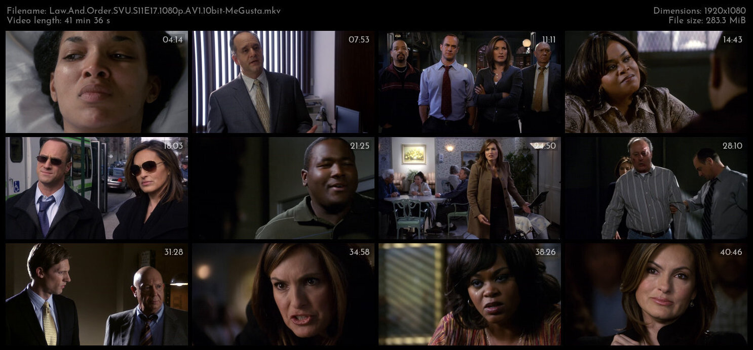 Law And Order SVU S11E17 1080p AV1 10bit MeGusta TGx