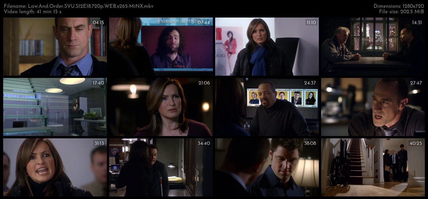 Law And Order SVU S12E18 720p WEB x265 MiNX TGx