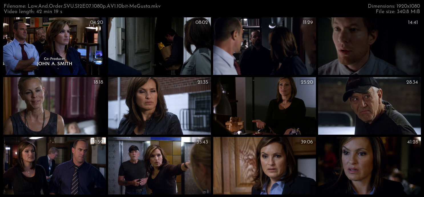 Law And Order SVU S12E07 1080p AV1 10bit MeGusta TGx