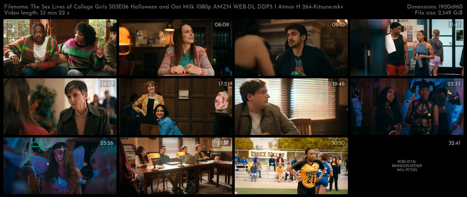 The Sex Lives of College Girls S03E06 Halloween and Oat Milk 1080p AMZN WEB DL DDP5 1 Atmos H 264 Ki