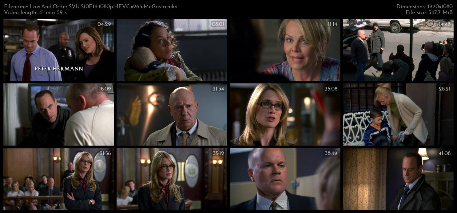 Law And Order SVU S10E19 1080p HEVC x265 MeGusta TGx