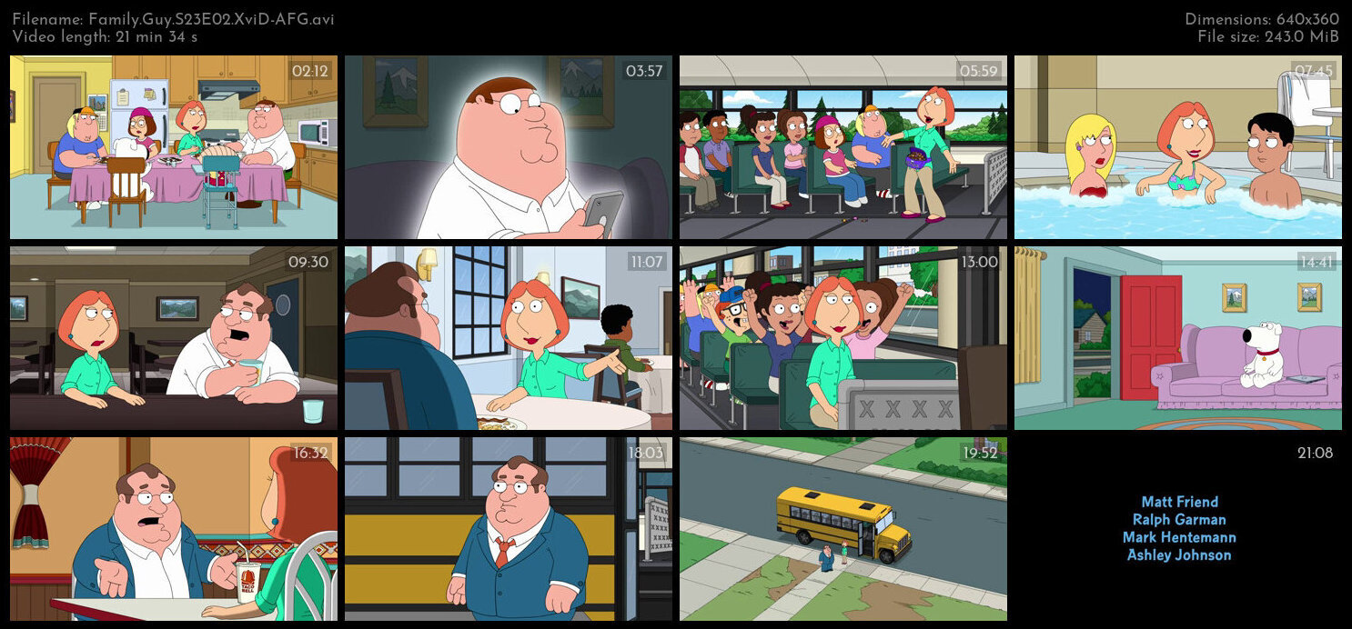 Family Guy S23E02 XviD AFG TGx