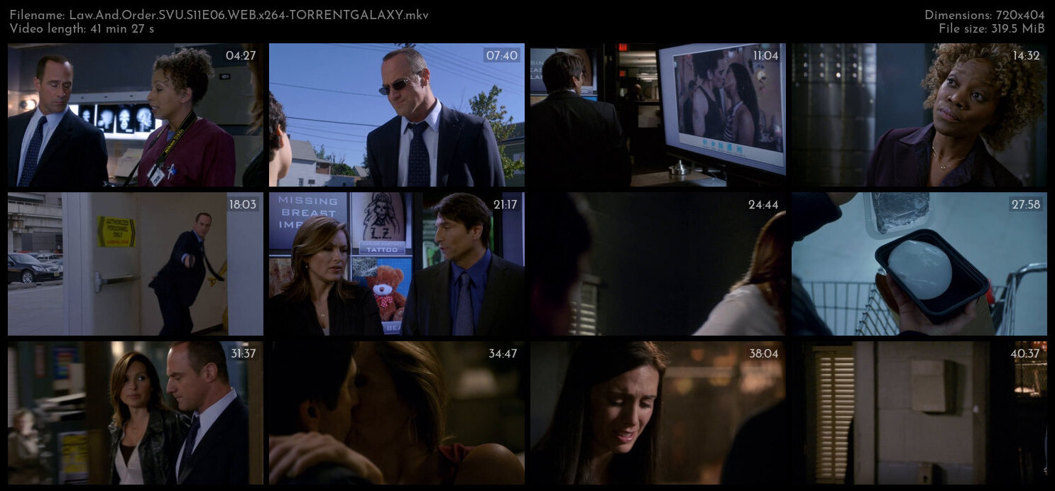 Law And Order SVU S11E06 WEB x264 TORRENTGALAXY