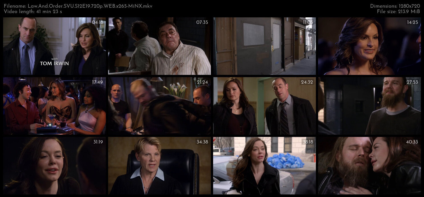 Law And Order SVU S12E19 720p WEB x265 MiNX TGx