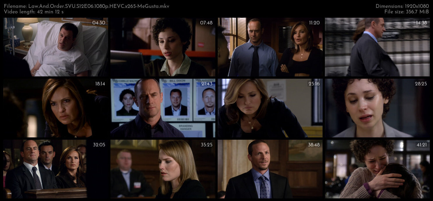 Law And Order SVU S12E06 1080p HEVC x265 MeGusta TGx