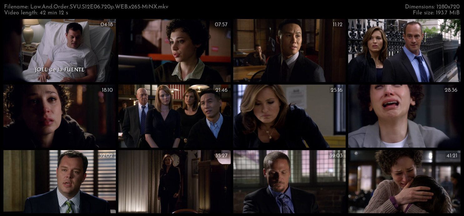 Law And Order SVU S12E06 720p WEB x265 MiNX TGx