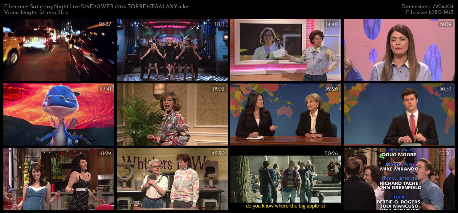 Saturday Night Live S39E20 WEB x264 TORRENTGALAXY