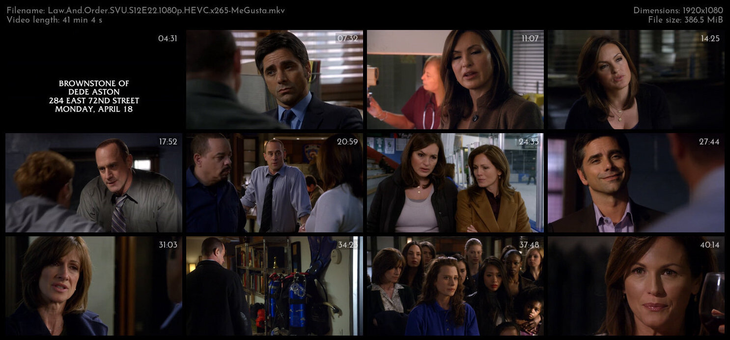 Law And Order SVU S12E22 1080p HEVC x265 MeGusta TGx