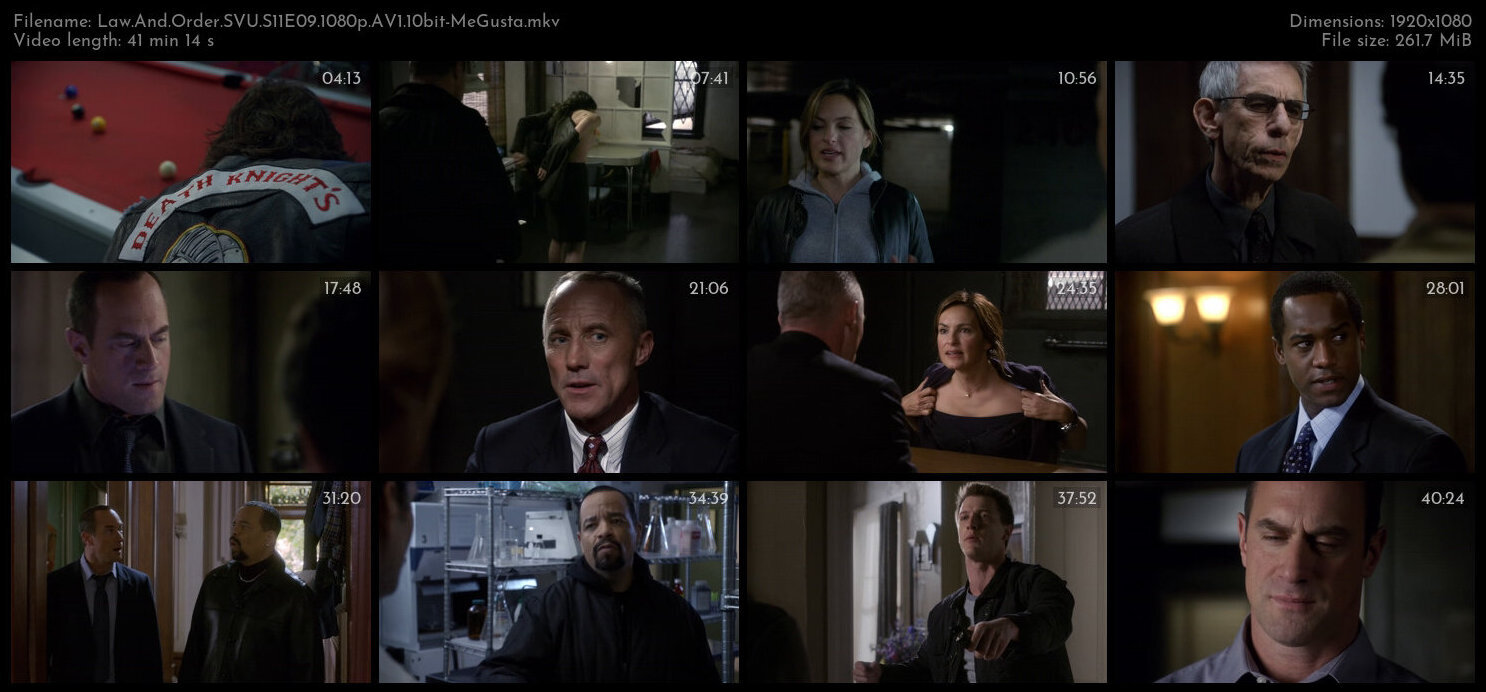 Law And Order SVU S11E09 1080p AV1 10bit MeGusta TGx