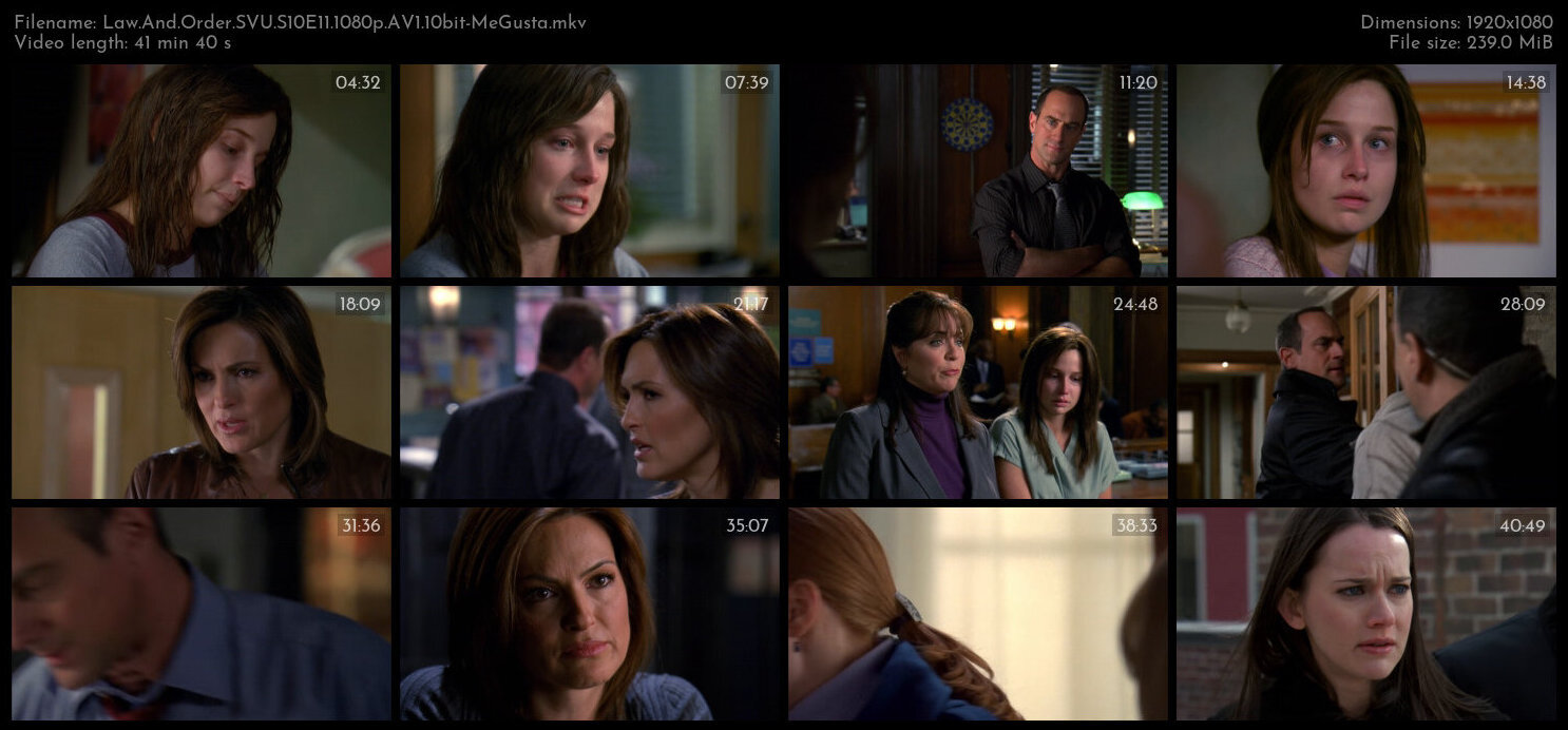 Law And Order SVU S10E11 1080p AV1 10bit MeGusta TGx