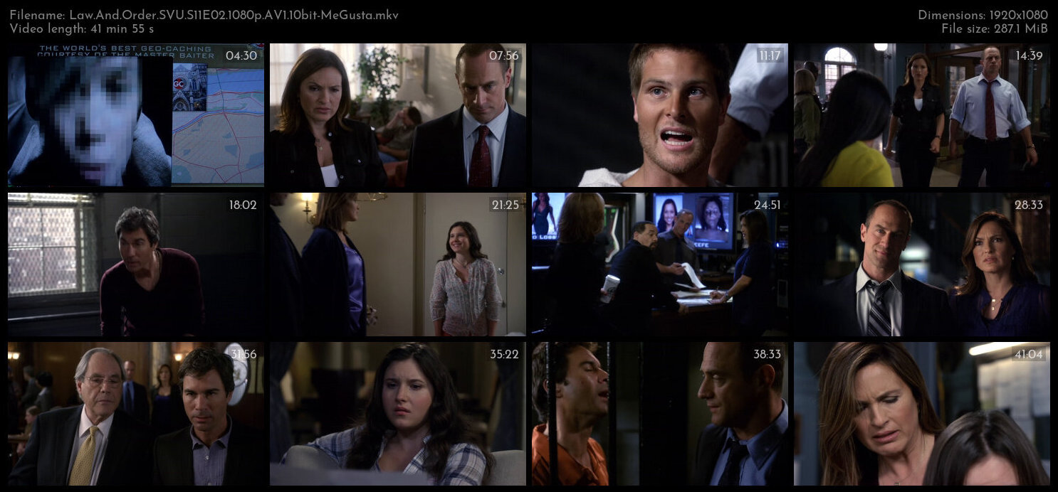 Law And Order SVU S11E02 1080p AV1 10bit MeGusta TGx