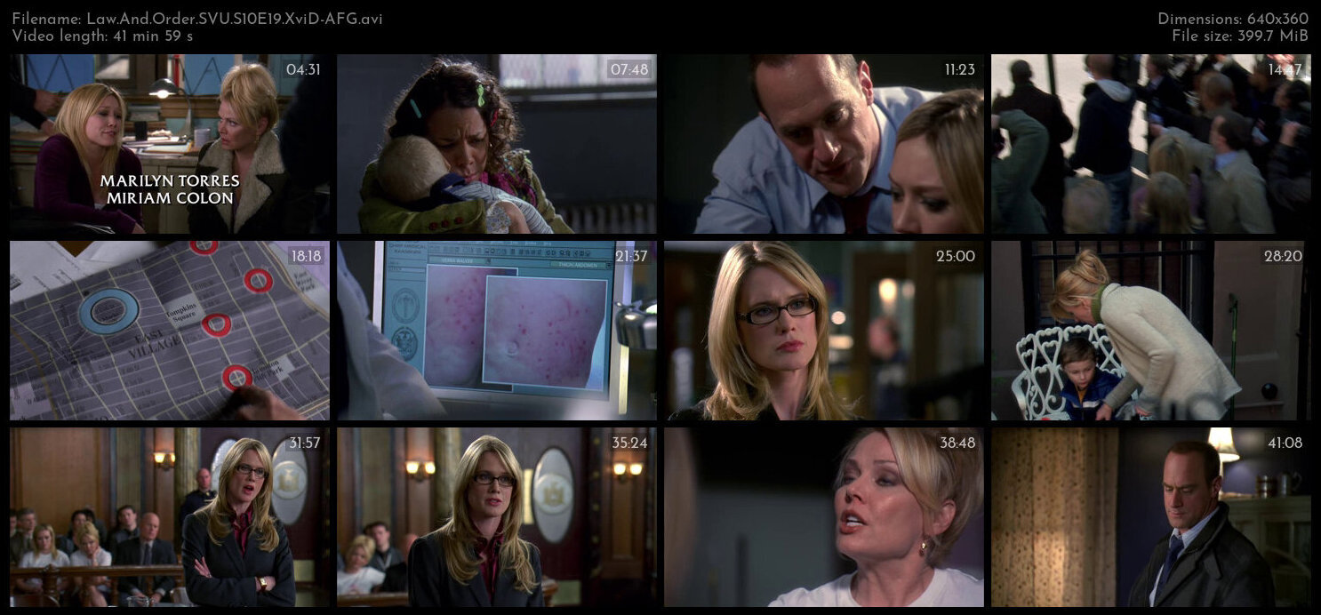 Law And Order SVU S10E19 XviD AFG TGx