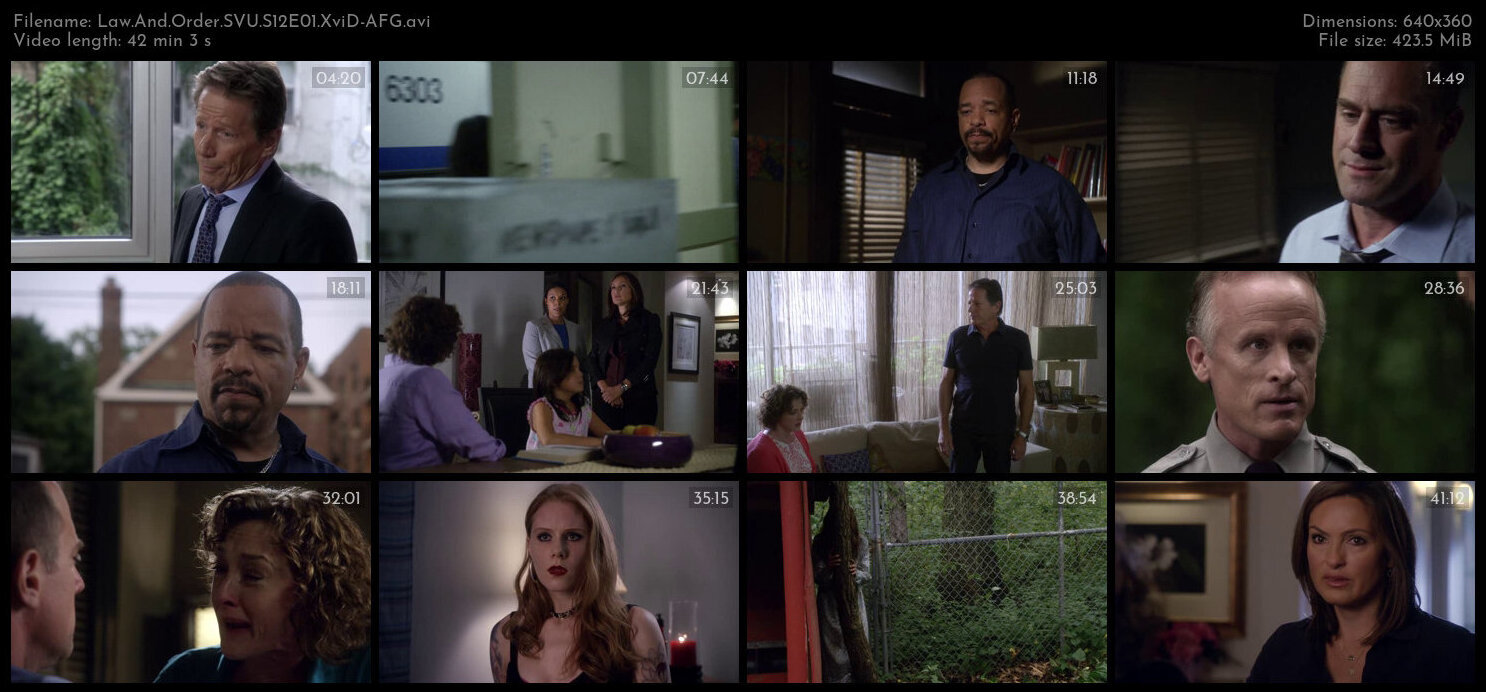 Law And Order SVU S12E01 XviD AFG TGx