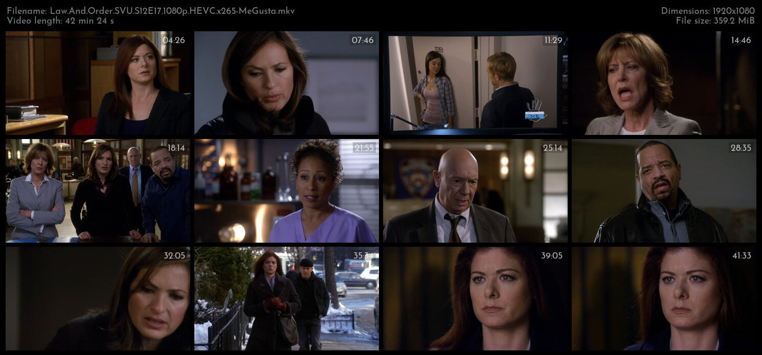 Law And Order SVU S12E17 1080p HEVC x265 MeGusta TGx