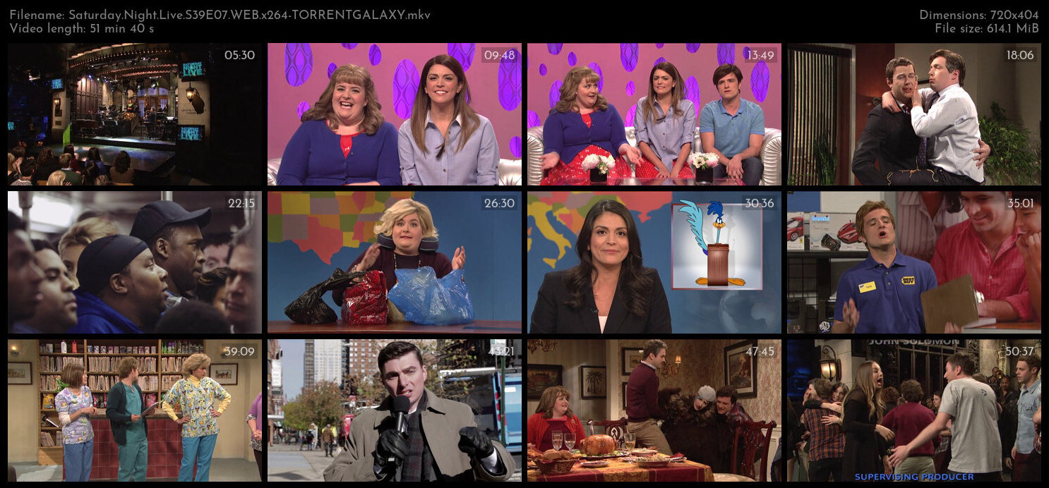 Saturday Night Live S39E07 WEB x264 TORRENTGALAXY