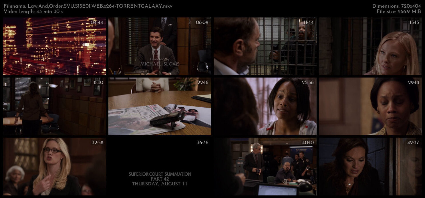 Law And Order SVU S13E01 WEB x264 TORRENTGALAXY