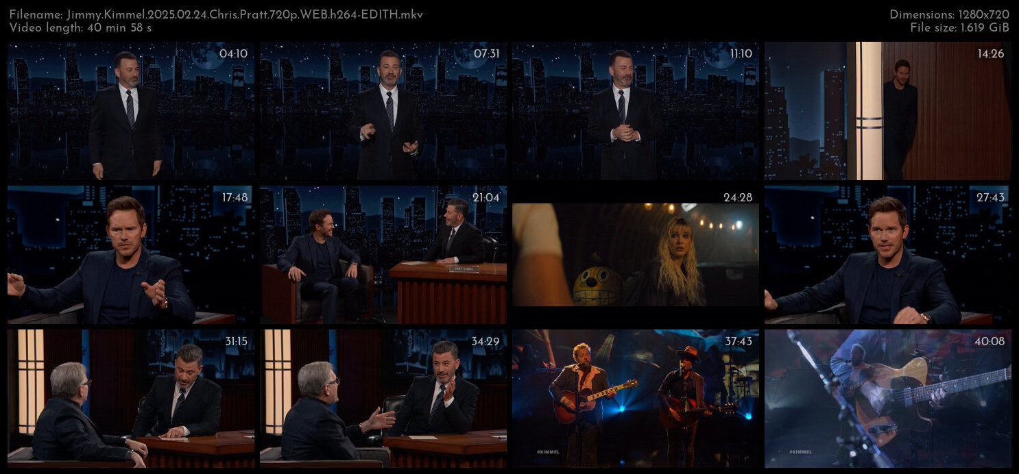 Jimmy Kimmel 2025 02 24 Chris Pratt 720p WEB h264 EDITH TGx