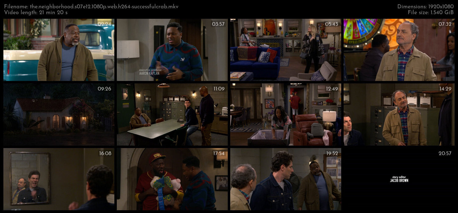 The Neighborhood S07E12 1080p WEB H264 SuccessfulCrab TGx