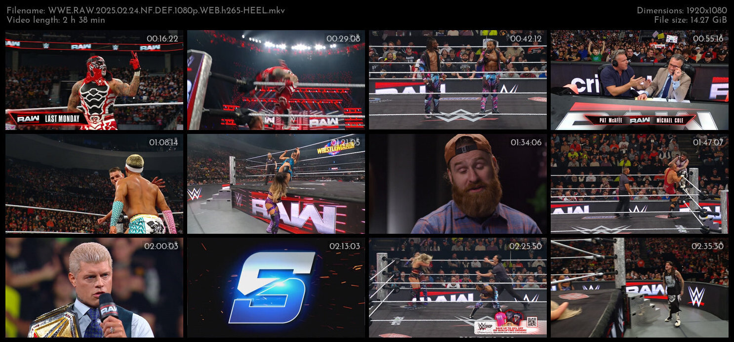 WWE RAW 2025 02 24 NF DEF 1080p WEB h265 HEEL TGx