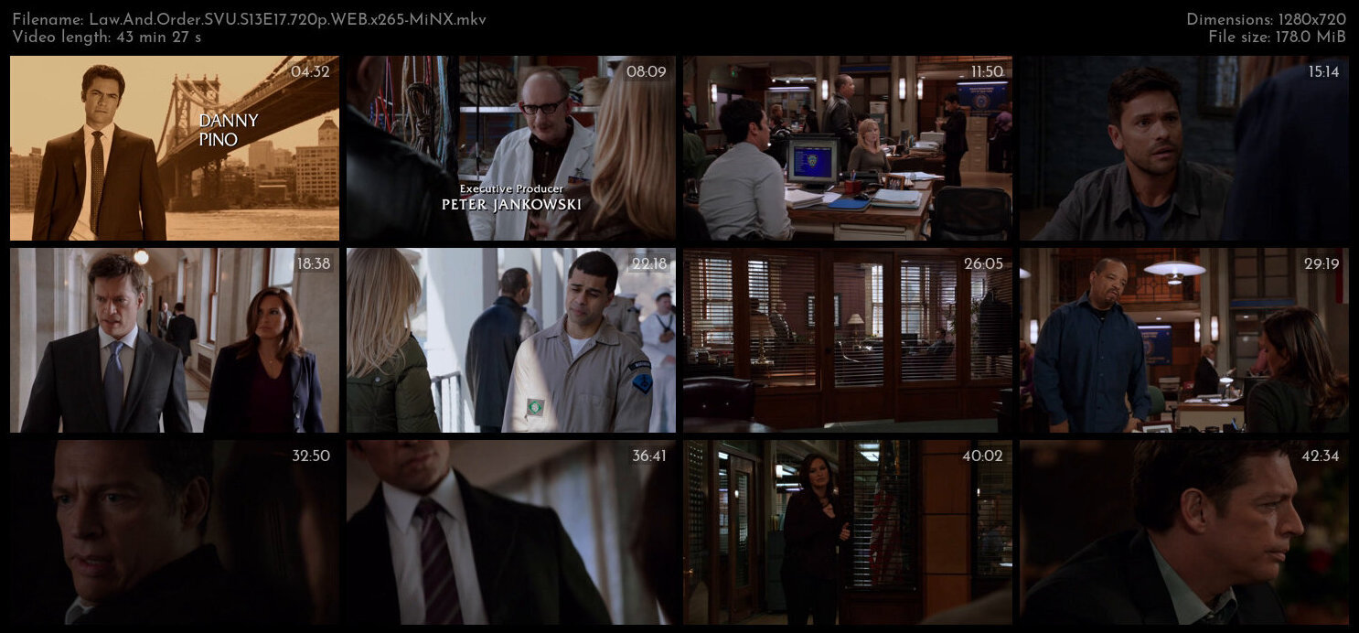 Law And Order SVU S13E17 720p WEB x265 MiNX TGx