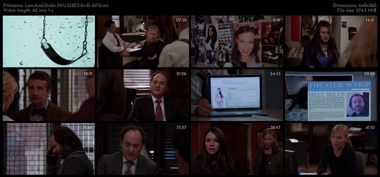 Law And Order SVU S13E11 XviD AFG TGx