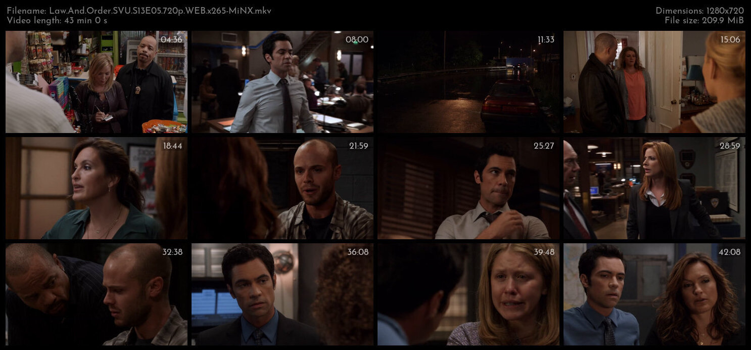 Law And Order SVU S13E05 720p WEB x265 MiNX TGx